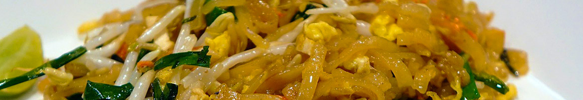 Eating Chinese Malaysian Thai at Hunan Asian Cuisine restaurant in Wilmington, DE.
